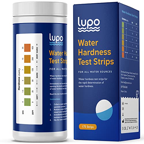 ערכת בדיקת קשיות מים של Lupo Premium | ערכת בדיקת מים קשים מהירה ומדויקת למדידת קשיות המים מכל מקורות המים